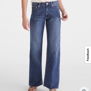 Aeropostale High Rise Wide Leg Jeans size 6